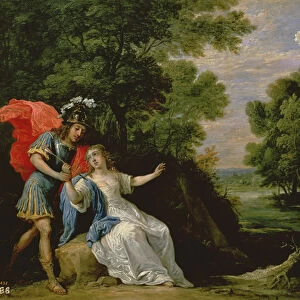 The Reconciliation of Rinaldo and Armida, 1836 (oil on canvas)