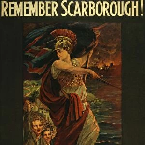 Recruitment Poster "Remember Scarborough! Enlist Now", pub