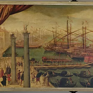Recruitment of Venetian troops on the Molo, c. 1562