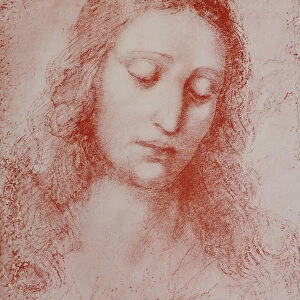The Redeemer (red chalk on paper)
