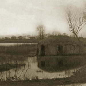 A Reed Boat Home, Life and Landscape on the Norfolk Broads, c. 1886 (photo)
