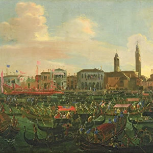Regatta at Murano, 1648 (oil on canvas)