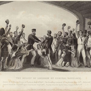 The Relief of Lucknow by General Havelock (engraving)