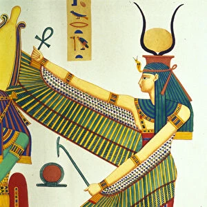 Representation of Isis, illustration from Monuments of Egypt and Nubia