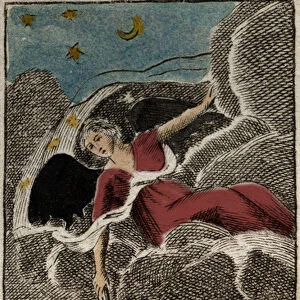Representation of the Night (Nyx), goddess of the Dark. (Nyx (The Night)