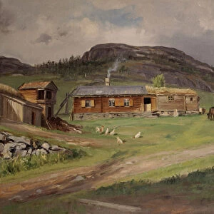 The Rese farm, Hemsedal, 1943 (painting)