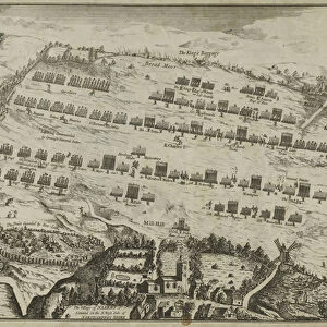 A respresentation of the Armies of King Charles I and Sir Thomas Fairfax exhibiting