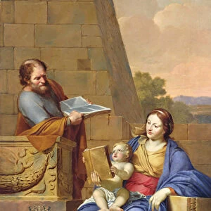 Rest on the Flight into Egypt, 1658 (oil on canvas)