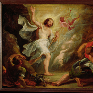 The Resurrection of Christ, c. 1617-19 (oil on panel)