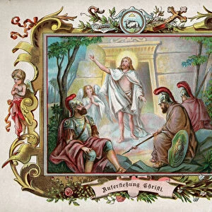 Resurrection of Christ, circa 1900 (engraving)