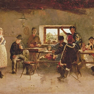Revellers in a Pub, 1888