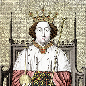Richard II. (1367-1400). King of England. 18th century engraving