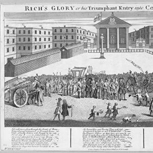 Richs Glory or his Triumphant Entry into Covent Garden (print)