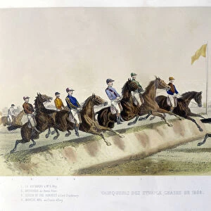 Riding: winners of the Steeple - in "the Centaure", 1868