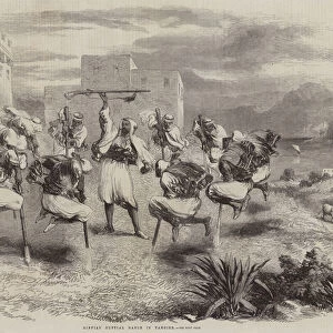 Riffian Nuptial Dance in Tangier (engraving)