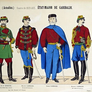 Risorgimento: General Staff of Giuseppe Garibaldi (1807-1882)