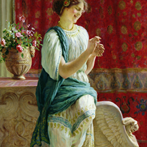 Roman Girl (oil on canvas)