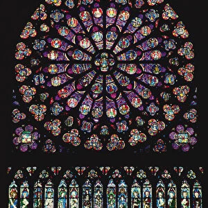 Rose window, 1260 (stained glass)