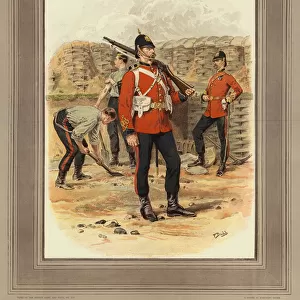 The Royal Engineers (colour litho)