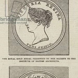 Royal Medal of the Institute of British Architects (engraving)