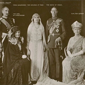 The Royal Wedding, 1923 (b / w photo)