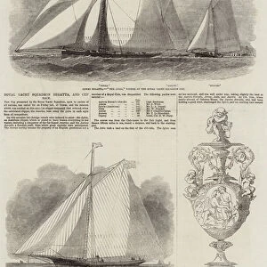 Royal Yacht Squadron Regatta, and Cup Race (engraving)
