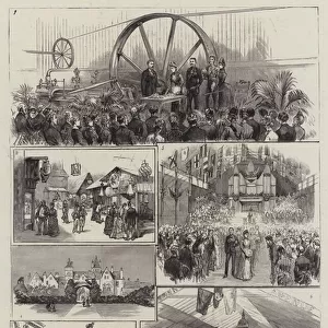 The Royal Yorkshire Jubilee Exhibition at Saltaire (engraving)