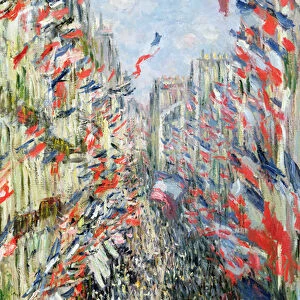 The Rue Montorgueil, Paris, Celebration of June 30, 1878 (oil on canvas)