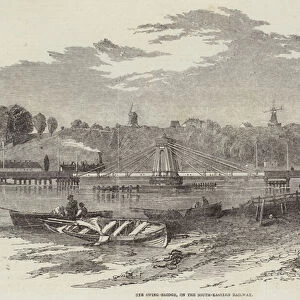 Rye Swing-Bridge, on the South-Eastern Railway (engraving)