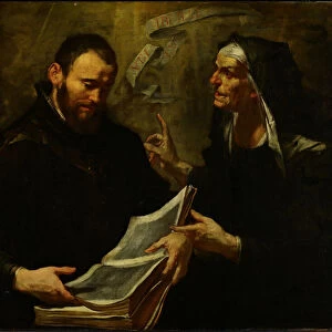 Saint Augustine and Saint Monica (oil on canvas)