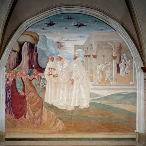 Saint Benedict evangelized the inhabitants of Monte Cassino