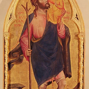Saint Christopher (tempera on panel)