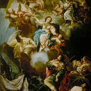 Saint James Vision of the Virgin of the Pillar, 1750-55(oil on canvas)