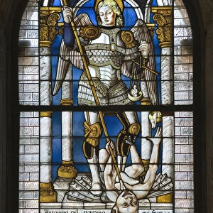 Saint Michael the Archangel (stained glass)