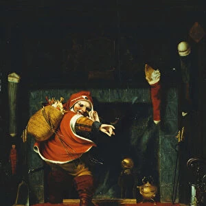Saint Nicholas, (oil on panel)