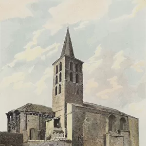 Saint-Papoul, Eglise, Ensemble N (colour photo)