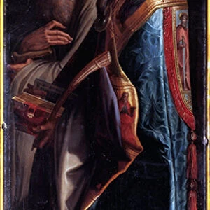 Saints Benedict and Romualdo (oil on canvas, 16th century)