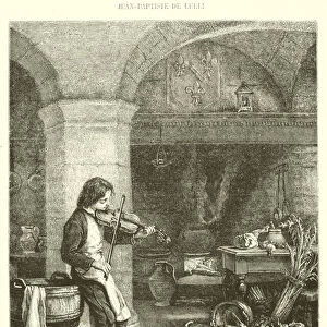Salon de 1869, Peinture, Lulli, galopin ou marmiton de Mademoiselle (engraving)