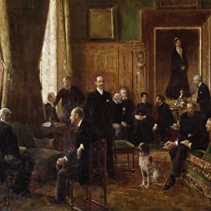 The Salon of the Countess Potocka, 1887 (oil on canvas)