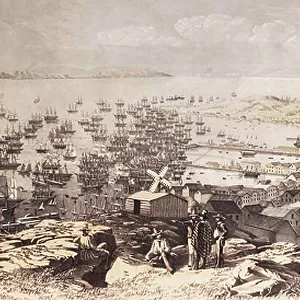 San Francisco in 1851. (print)