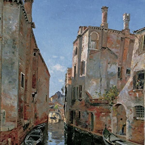 San Sebastian Church, Venice October 1892 (oil on canvas)