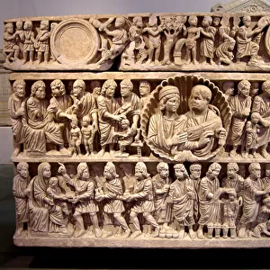 Sarcophagus of the miracles of Christ, c. 375 (marble)