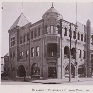 Savannah Volunteer Guards Building (b / w photo)