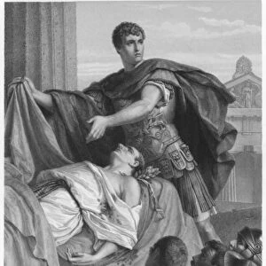 Scene from Julius Caesar (engraving)