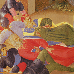 Scenes of the Life of Christ, 2nd panel depicting the betrayal of Judas (detail of