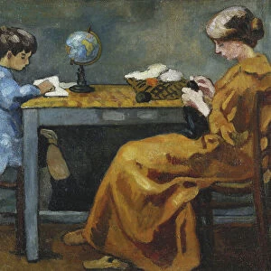 After School; Apres l'Ecole, c. 1916 (oil on canvas)