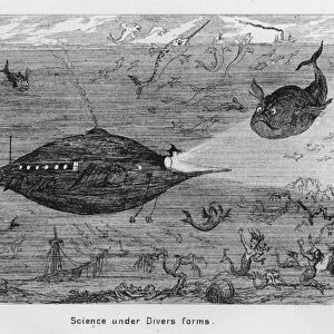 Science under divers forms (engraving)