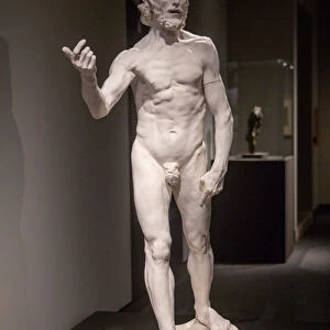 Sculpture of Auguste Rodin (marble)