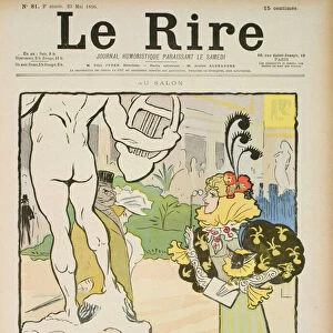 At the Sculpture Exhibition, front cover of Le Rire