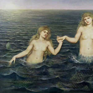 The Sea Maidens, 1885-86 (oil on canvas)